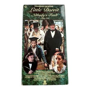 Charles Dickens Little Dorrit Nobdys Fault Film One VHS Movie Lot 2 Tapes